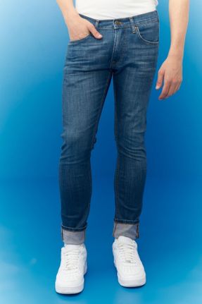 شلوار جین آبی مردانه پاچه تنگ اسلیم کد 457048360