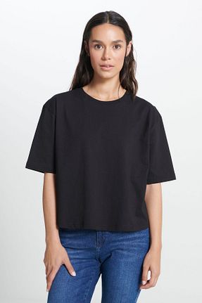 تیشرت مشکی زنانه Relaxed Wrangler - کد 823433411