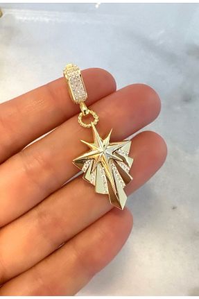گردنبند نقره زرد زنانه 925 عیار emy by emel luxury silver jewelry - کد 840753132