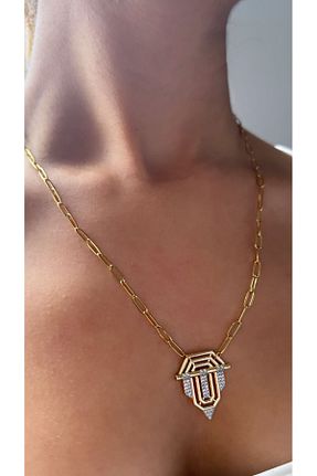 گردنبند استیل ( فولاد ) طلائی زنانه روکش طلا Dorsla Accessories - کد 840826159