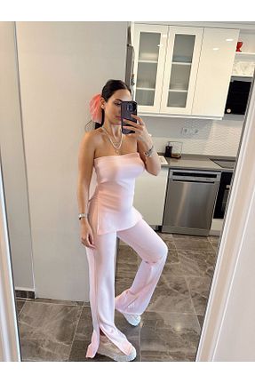 ست بالاتنه و پائین تنه بنفش زنانه بافتنی gkonlinestore - کد 841089178