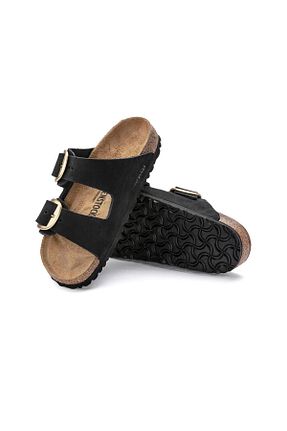 صندل طلائی زنانه پاشنه تخت Birkenstock - کد 832781657