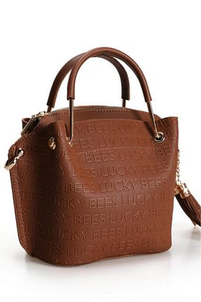 کیف دوشی متالیک زنانه چرم مصنوعی Lucky Bees - کد 331866064