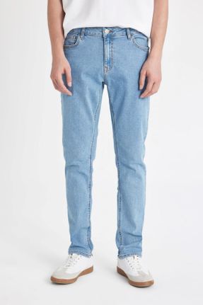 شلوار جین آبی مردانه استاندارد کد 839913196
