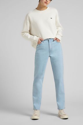 شلوار جین مشکی زنانه پاچه کوتاه فاق بلند جین ساده کد 285830780