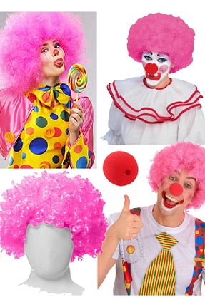 کلاه گیس صورتی زنانه Utelips - کد 681393918