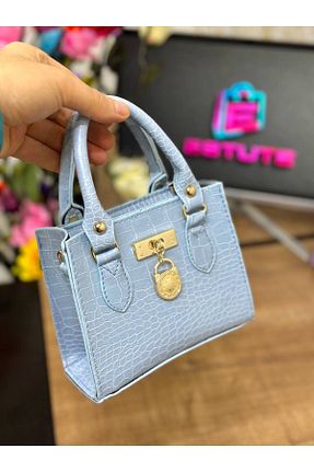 کیف دوشی آبی زنانه چرم مصنوعی ESTUTE - کد 841109235