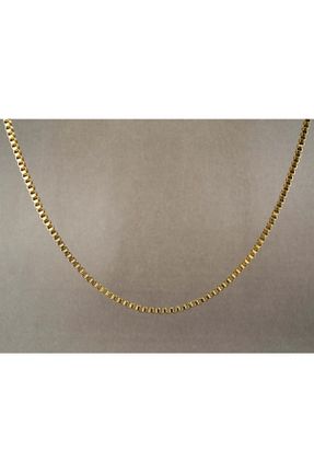 گردنبند استیل ( فولاد ) زرد زنانه استیل ضد زنگ vogutima - کد 841128318