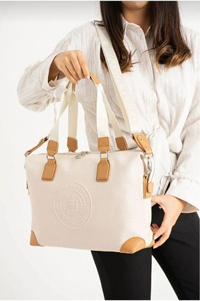 کیف دوشی بژ زنانه چرم مصنوعی Just Polo - کد 841146094