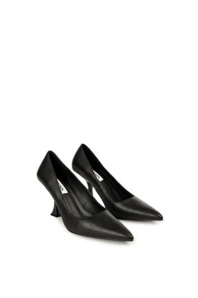 کفش پاشنه بلند کلاسیک مشکی زنانه پاشنه نازک پاشنه متوسط ( 5 - 9 cm ) کد 795145408