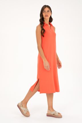 لباس نارنجی زنانه فرم فیت کد 833124316