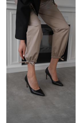 کفش پاشنه بلند کلاسیک مشکی زنانه پاشنه ساده پاشنه متوسط ( 5 - 9 cm ) کد 823281736