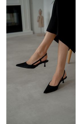 کفش پاشنه بلند کلاسیک مشکی زنانه پاشنه ساده پاشنه متوسط ( 5 - 9 cm ) کد 815066593