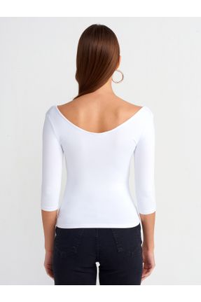تی شرت سفید زنانه پلی آمید کد 827016524
