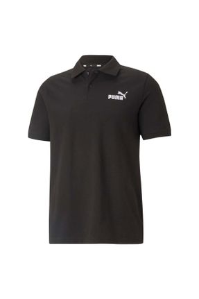 تی شرت مشکی مردانه رگولار یقه پولو تکی پوشاک ورزشی کد 75725169