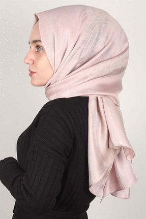 شال صورتی زنانه پنبه ای Eşarppark - کد 70838029