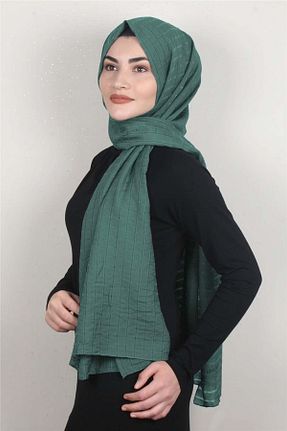 شال سبز زنانه پنبه ای Eşarppark - کد 114456837