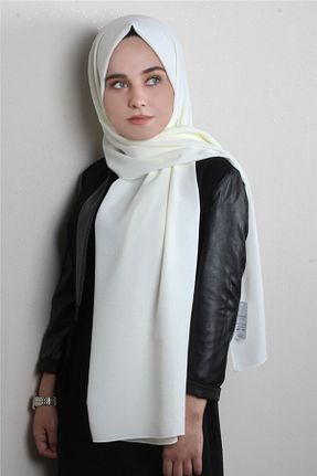 شال بژ زنانه Medine İpeği PİRAMİT - کد 131116142