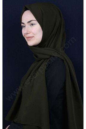 شال سبز زنانه شیفون Eşarppark - کد 792881397