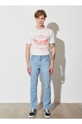 شلوار جین آبی مردانه پاچه تنگ Wrangler - کد 751539716