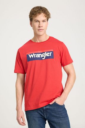 تیشرت قرمز مردانه رگولار Wrangler - کد 794298250