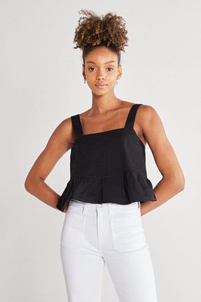 بلوز مشکی زنانه طرح دار Wrangler - کد 701490369