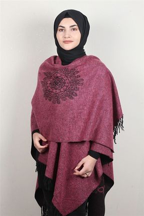شال صورتی زنانه Eşarppark - کد 198946440