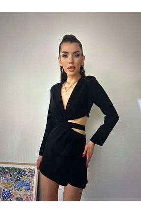 لباس مشکی زنانه بافتنی Ezgi Nişantaşı - کد 840728492