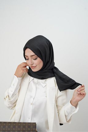 شال مشکی زنانه ابریشم Puresense - کد 840743464