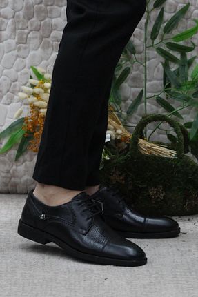 کفش کلاسیک قهوه ای مردانه چرم خالص Pierre Cardin - کد 841062204