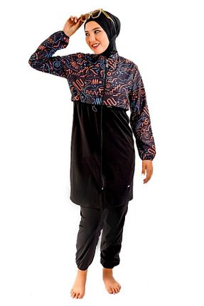 مایو حجاب مشکی زنانه ساده TESMAY - کد 810331595