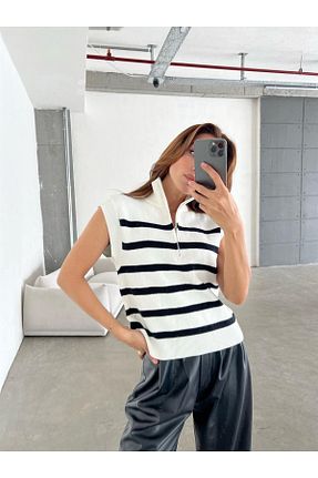 سوئیتر نباتی زنانه اکریلیک silk&more - کد 814863329