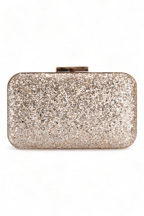 کیف مجلسی طلائی زنانه پارچه ای Biçanta - کد 786479537