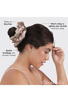 گیره سر بژ زنانه ساتن Cinderella - کد 837643482