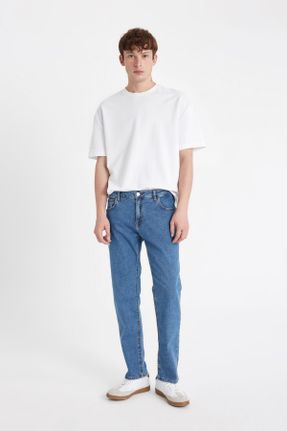 شلوار جین آبی مردانه استاندارد کد 839910860