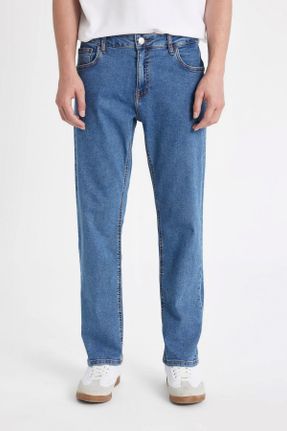 شلوار جین آبی مردانه استاندارد کد 839910860