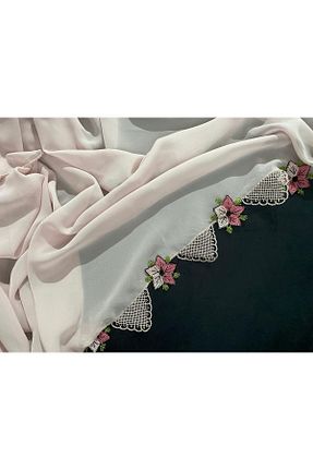 دستمال گردن صورتی زنانه ابریشم DEVSER - کد 631535603
