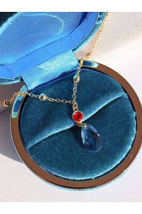 گردنبند جواهر طلائی زنانه فلزی Reorah Collection - کد 800075932