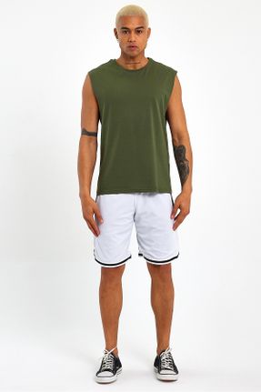 تی شرت خاکی مردانه رگولار یقه گرد کد 131315025