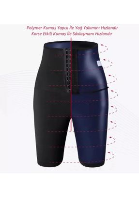 ساق شلواری مشکی زنانه بافت پلی استر فاق بلند کد 299551288