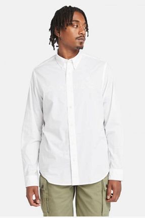 پیراهن سفید مردانه Relaxed Timberland - کد 841117953