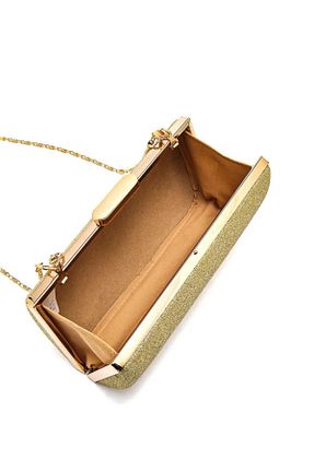 کیف مجلسی طلائی زنانه Masis - کد 841129022