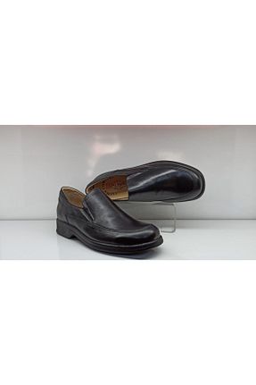 کفش کژوال مشکی مردانه چرم خالص KİNG PAOLO - کد 123015986