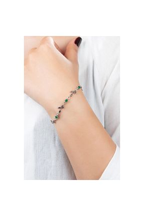 دستبند نقره زنانه 925 عیار Aykat - کد 37385415