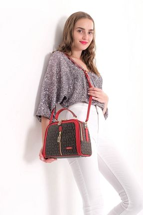 کیف دوشی قهوه ای زنانه چرم مصنوعی Just Polo - کد 123916889