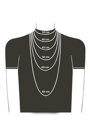گردنبند جواهر زنانه روکش نقره کد 773683109