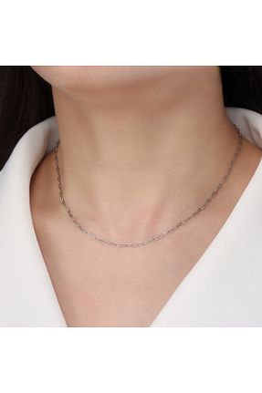 گردنبند نقره رنگی زنانه 925 عیار Solange - کد 841270363