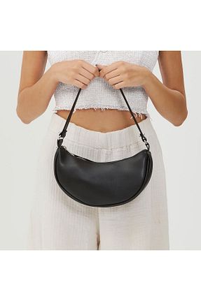کیف دوشی مشکی زنانه چرم مصنوعی Lana - کد 838943104