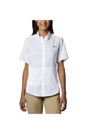 پیراهن سفید زنانه رگولار کد 2081902