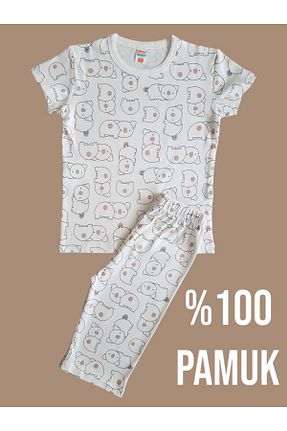ست لباس راحتی نارنجی بچه گانه چاپی Çamaşır Bahçesi - کد 838507662
